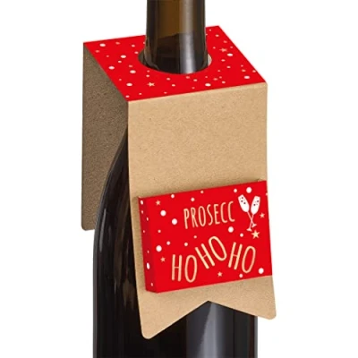 Abbildung von Susy Card 40049885 Weihnachts Flaschenanhänger Prosecc ho ho, FSC, 10 Stück