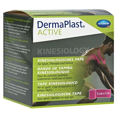 Abbildung von DermaPlast Active Kinesiology Tape pink 5cm x 5m 1 St