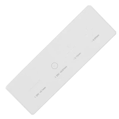 Abbildung von Fafeicy Mikroskopie Objektträger, 0,01 mm, Glas, transparent, Achromatisch, 76 fach