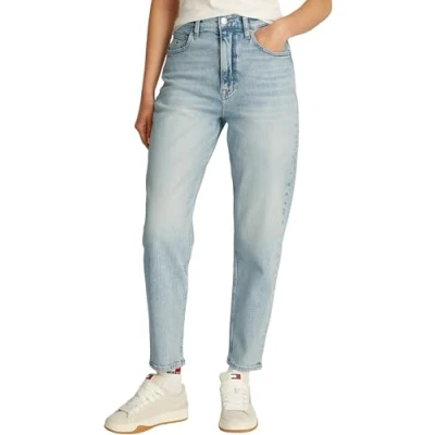 Abbildung von Tommy Jeans MOM Relaxed Fit, Damen, Größe: 31x28, Denim ultra light