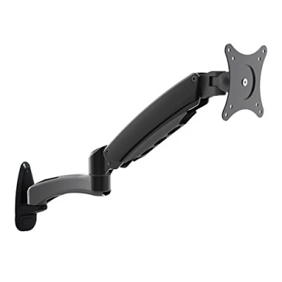 Abbildung von HFTEK Monitor TV Wand Halterung Halter Wandhalterung für Bildschirme von 15 bis 27 Zoll mit VESA 75/100 (HF18DB)