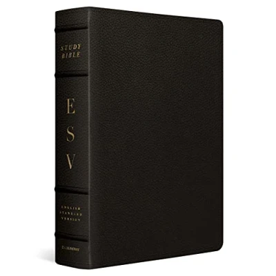 Abbildung von Holy Bible: Esv Study Bible Buffalo Leather, Deep Brown