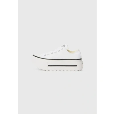 Abbildung von Converse Chuck Taylor ALL STAR LIFT Double Stack Sneaker low, Damen, Größe: 37.5, White/black/white Textil