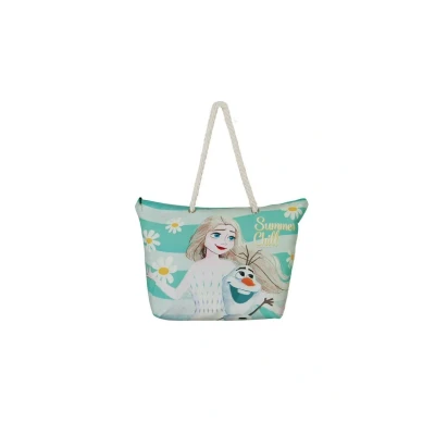 Abbildung von Disney Die Eiskönigin 2 (Frozen 2) Chill Soleil Strandtasche, Blau, 52 x 37 cm