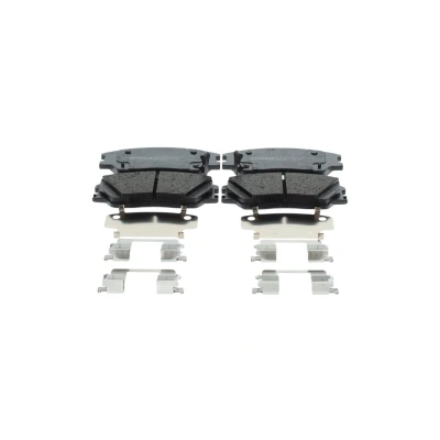 Abbildung von BOSCH 0 986 460 155 Bremsbelagsatz Low Metallic mit integriertem Verschleißwarnkontakt KIA: Soul III Cargo