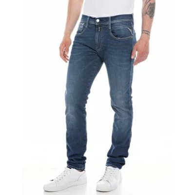 Abbildung von Replay Anbass Pants Jeans Slim Fit, Herren, Größe: 36x34, Dark blue