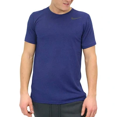 Abbildung von Nike Herren M NK BRT TOP Short Sleeve HPR Dry T Shirt, Blue Void/Htr/Black, 2XL