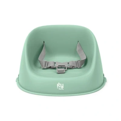 Abbildung von ity by Ingenuity My Spot Easy Clean Baby Booster Fütterungsstuhl, 3 Punkt Gurt, waschbare abnehmbare Gurte Grün