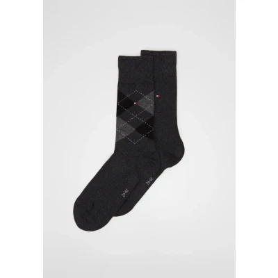 Abbildung von Tommy Hilfiger MEN Socken, Herren, Größe: 39 42, Anthracite