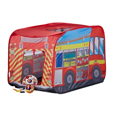 Abbildung von relaxdays Spielzelt Feuerwehr für Kinder