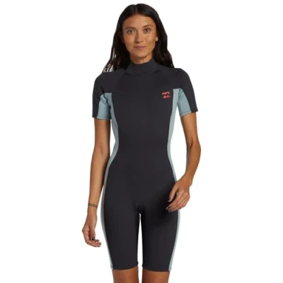 Abbildung von Billabong Damen 202 FOIL FL SS Spring Combinaisons humides, Washed Black, L