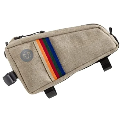 Abbildung von AGU Top Tube Rahmentasche Fahrrad, 0,7L Oberrohrtasche Fahrrad für Bikepacking Wasserabweisend, Reflektierend, Einfache Montage, 100% Recyceltes Polyester Vintage