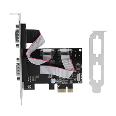 Abbildung von Adapterkarte PCI E zu RS232, 2 Port Serial Converter, Express Controller Adapter, Erweiterungskarte, RS 232, Hochgeschwindigkeit