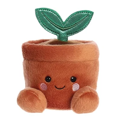Abbildung von Aurora, 33793, Palm Pals Terra Blumentopf, Plüschtier, Braun, 13cm