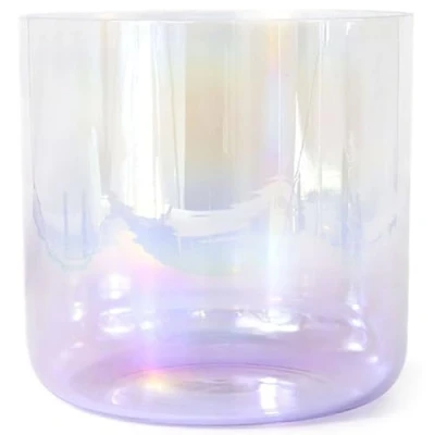 Abbildung von Klangschale, Tibetische Kristall Klangschalen, Singing Bowl für Meditation, Yoga, Chakra, Buddha Deko, Einzigartige Geschenke Frauen &amp; Männer (6inch,Purple)