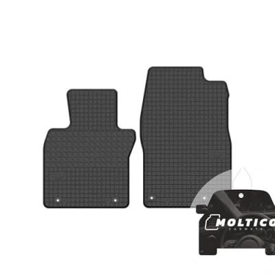 Abbildung von moto MOLTICO Vorne Gummi Automatten Gummimatten Passgenau Allwetter Fussmatten Auto passend für Mazda 3 (2019 ) / CX 30