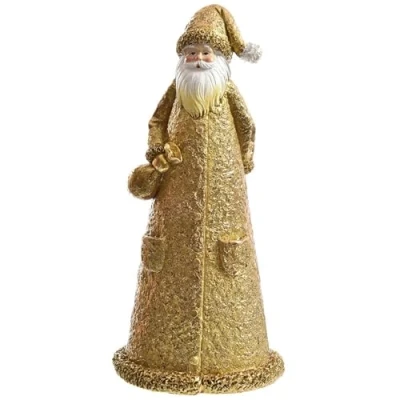 Abbildung von Dadeldo Living &amp; Lifestyle Weihnachtsmann Dekofigur Resin Gold 23cm