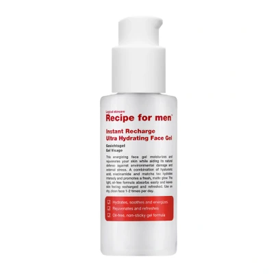 Abbildung von Recipe for men Instant Recharge Ultra Hydrating Face Gel 75 ml