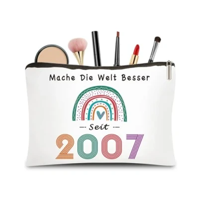 Abbildung von CoCoCherry 18. geburtstag mädchen geschenke zum 18 Make Up Tasche, für Freunde, beste Freundinnen, Töchter (2007)