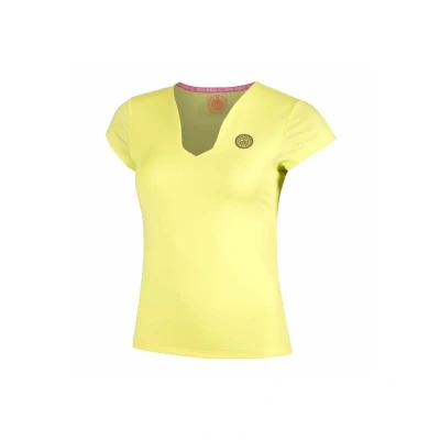 Abbildung von BIDI BADU Spectrum Vneck TEE Sport Tshirt, Damen, Größe: Small, Yellow