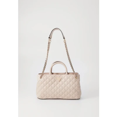Abbildung von Guess Giully Gfriend Satchel Handtasche, Damen, Größe: One Size, Light beige