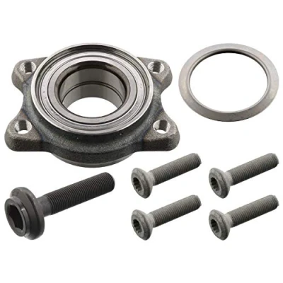 Abbildung von FEBI BILSTEIN 101139 Radlagersatz Hinterachse mit Schraubensatz 82 Schrägkugellager AUDI: A4 B7 Avant, B6 Limousine