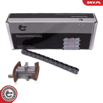 Abbildung von ESEN SKV 21SKV269 Steuerkettensatz ohne Dichtungen Zahnrad Simplex, Bolzenkette AUDI: A4 B7 Avant, B6 Limousine