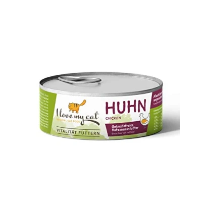 Abbildung von I love my cat Katzenfutter Nass mit Huhn 100 g