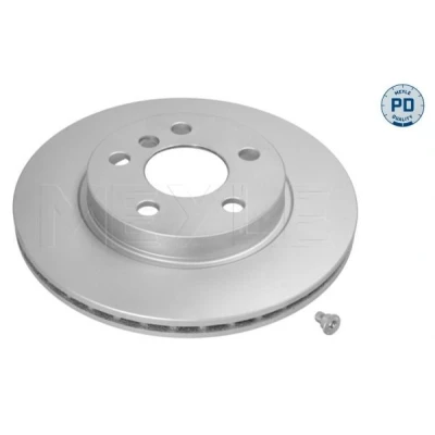 Abbildung von MEYLE 383 521 0065/PD Bremsscheibe Vorderachse 280 20 5 112 Belüftet Zink Lamellen beschichtet hochgekohlt mit Schrauben BMW: