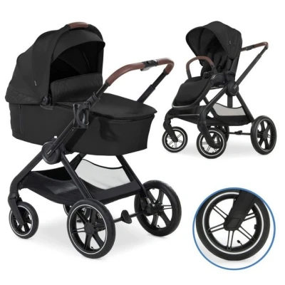 Abbildung von Hauck Walk N Care Air Set Kombikinderwagen, Black