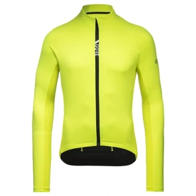 Abbildung von Gore Wear Thermo Cyclingtrikot, Herren, Größe: Large, Gelb (510)