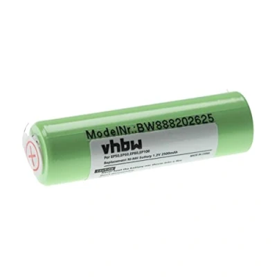 Abbildung von vhbw Akku kompatibel mit Braun EP100, EP50, EP60, EP80, Exact Power Rasierer Haarschneider (2500mAh, 1,2V, NiMH)