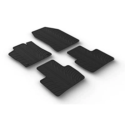 Abbildung von Gledring 0729 Fußmattensatz Gummi vorne und hinten 4 schwarz CITROËN: C5 X III