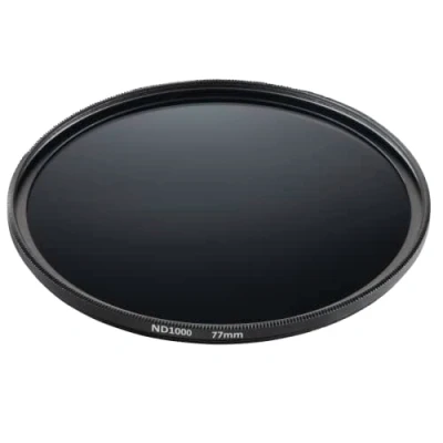 Abbildung von Hama Neutral Graufilter Set 77 mm (bestehend aus ND8, ND64, ND1000 Filtern, ND Filter, Neutraldichtefilter mit 3 Graufiltern, NMC16 Beschichtung, zusätzliches Frontgewinde, Tasche)