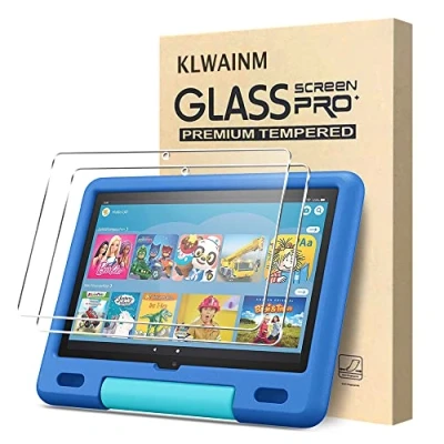 Abbildung von KLWAINM [2 Stück] 8 Kids Pro Tablet Schutzfolie Displayschutz 2.5D HD 9H Härte Anti Kratzen Bläschenfrei Panzerfolie Hartglas Schutzglas Glas folie