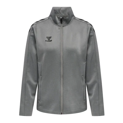 Abbildung von Hummel HML CORE XK POLY Trainingsjacke, Damen, Größe: XS, Grey melange