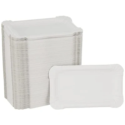 Abbildung von Garcia de Pou 250 Einheit Bakery Fast Food klein Tabletts in Box, 15 x 9 cm, Karton, weiß, 30 cm