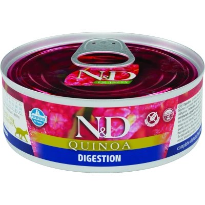 Abbildung von N&amp;D CAT QUINOA Adult Digestion Lamm &amp; Fenchel 80g