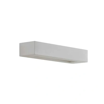 Abbildung von Lindby Wandleuchte Matteo, dimmbar, Leuchtmittel nicht inklusive, Modern, Gips, Metall, Glas, weiß, 2 flammig, E14, Wandstrahler