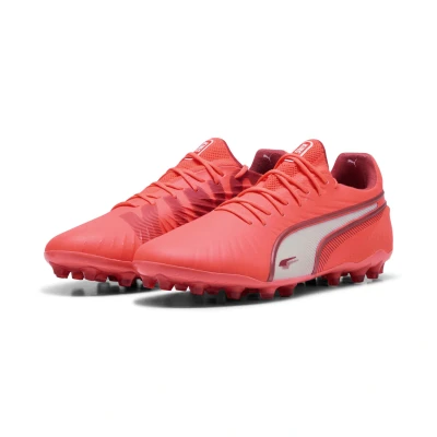 Abbildung von Puma KING ULTIMATE MG Fußballschuhe Unisex Glowing Red/White/Red Fire Größe: 47