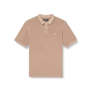 Abbildung von Marc O&#039;Polo Short Sleeve Details Slits AT HEM Embroidery Poloshirt, Herren, Größe: XL, Charleston gray