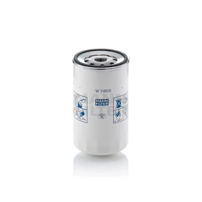 Abbildung von MANN FILTER W 1160/5 Ölfilter M24x1.5 mit einem Rücklaufsperrventil Anschraubfilter