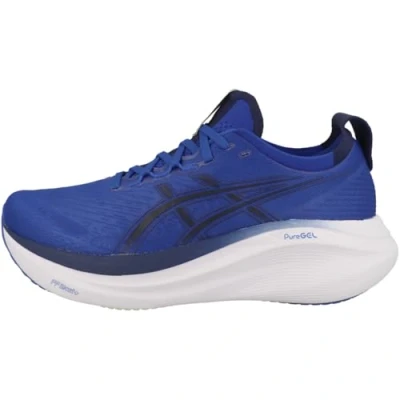 Abbildung von Asics Gelnimbus 27 Laufschuh Straße, Herren, Größe: 46.5, Illusion blue indigo b Schuhe