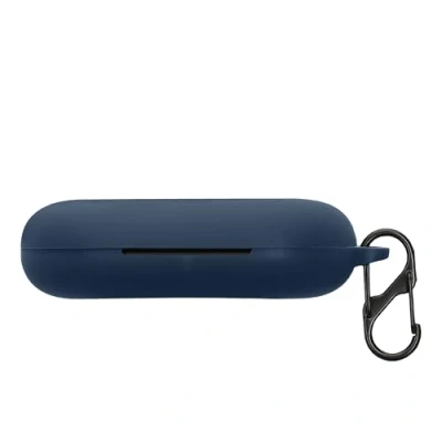 Abbildung von kwmobile Hülle kompatibel mit Anker Soundcore V20i Kopfhörer Silikon Schutzhülle Etui Case Cover Schoner in Dunkelblau