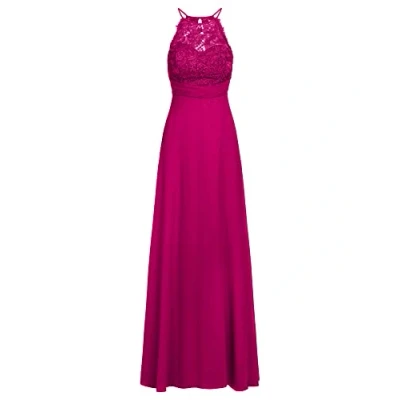 Abbildung von APART Fashion Abendkleid aus Chiffon und Spitze, Fuchsia, S