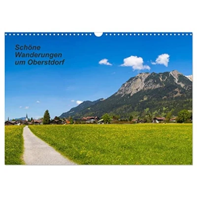 Abbildung von Schöne Wanderungen um Oberstdorf (Wandkalender 2025 DIN A3 quer), CALVENDO Monatskalender