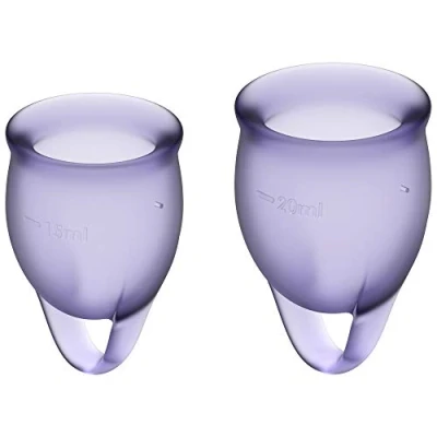 Abbildung von Satisfyer Feel Confident Menstrual Cup Lila