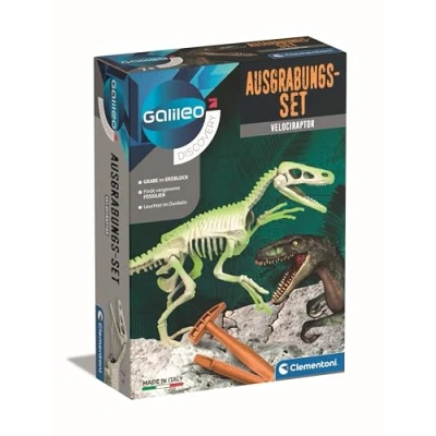 Abbildung von Clementoni® Experimentierkasten Galileo Ausgrabungs Set Velociraptor Clementoni