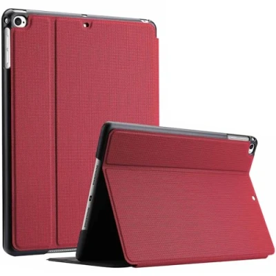 Abbildung von ProCase Buchdeckel Hülle für iPad 9.7 Zoll 6. Generation 2018/5. 2017 / Air 2 1, Schutzhülle Case Smart Cover 6 5 Rot