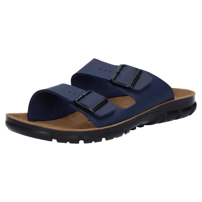 Abbildung von Birkenstock Bilbao Hausschuh, Herren, Größe: 43, Blau Schuhe